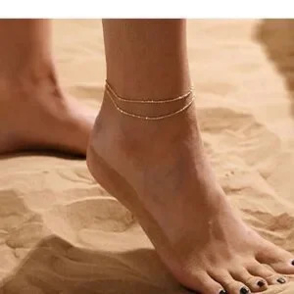 NEW 14K?Gold Plated Elegant Anklet Bracelet